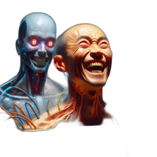 robot, mask, face, creature transparent PNG cut-out