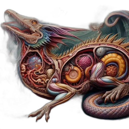 dragon, creature, animal, fantasy art transparent PNG cut-out