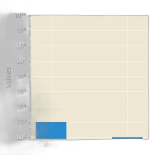 blue, log-log, plot, two transparent PNG cut-out
