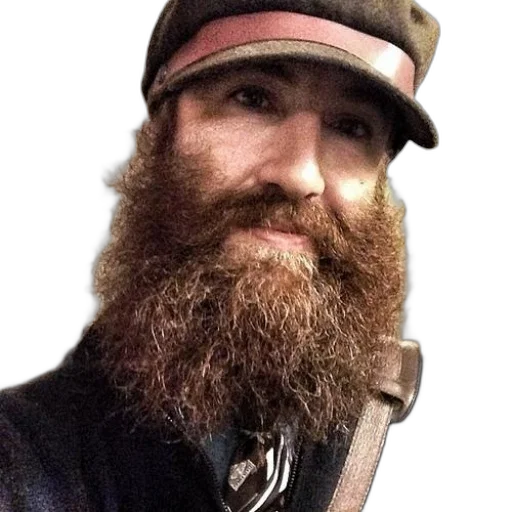 hat, staff, face, jacket transparent PNG cut-out