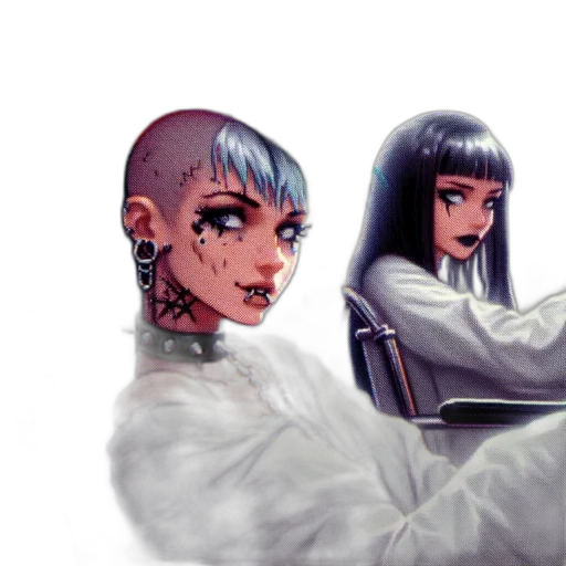 robot, cyberpunk, concept art, fantasy art transparent PNG cut-out