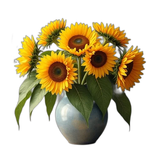 flower, crown, photorealistic, 3d render transparent PNG cut-out