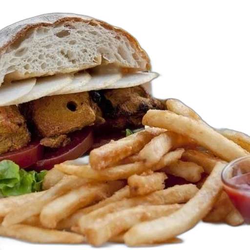 food, photorealistic, 3d render, delicious transparent PNG cut-out
