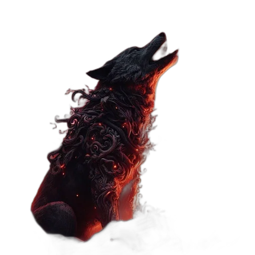 dragon, animal, mask, hair transparent PNG cut-out