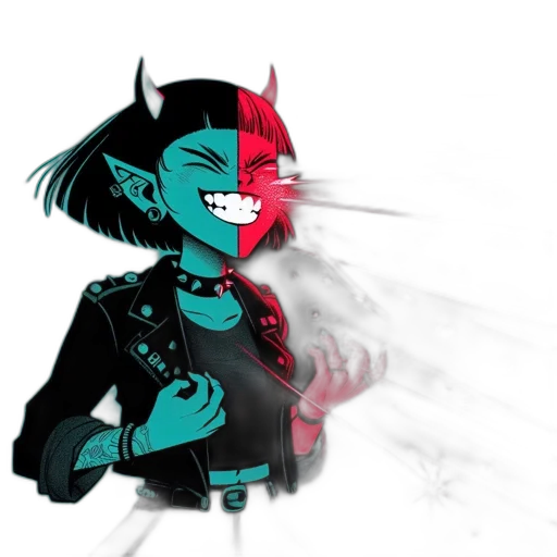 mask, jacket, staff, concept art transparent PNG cut-out