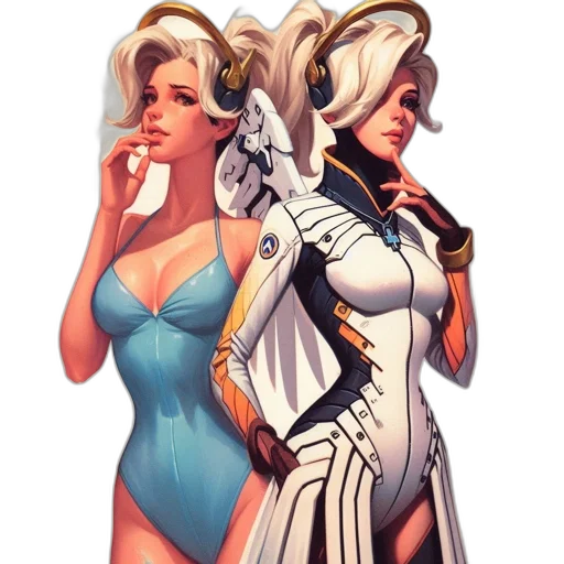 dress, comic book art, concept art, cartoon transparent PNG cut-out