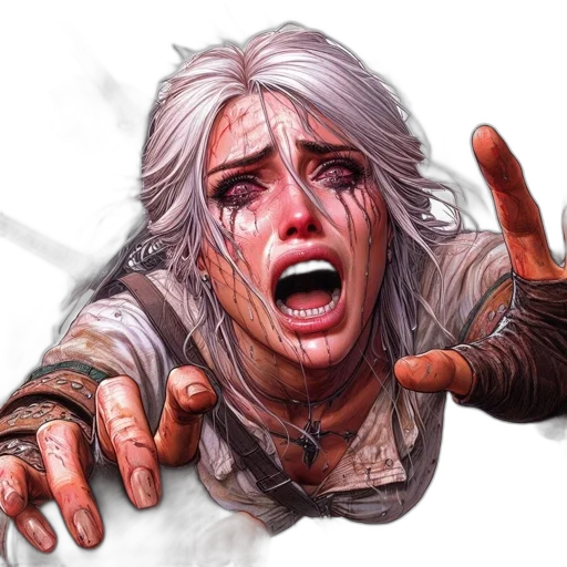 face, concept art, fantasy art, comic book art transparent PNG cut-out