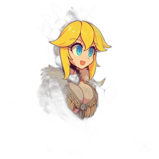 dragon, staff, dress, crown transparent PNG cut-out