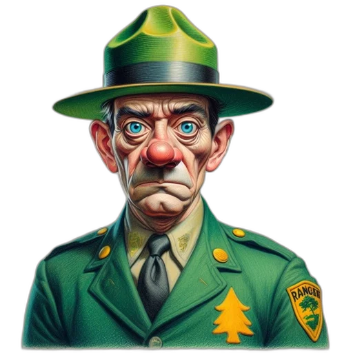 staff, face, hat, concept art transparent PNG cut-out