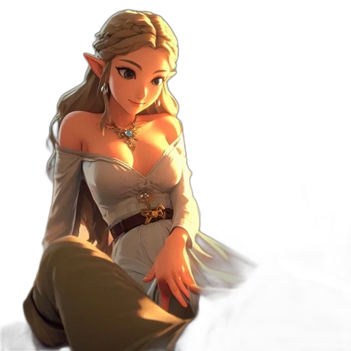 dress, staff, crown, sword transparent PNG cut-out