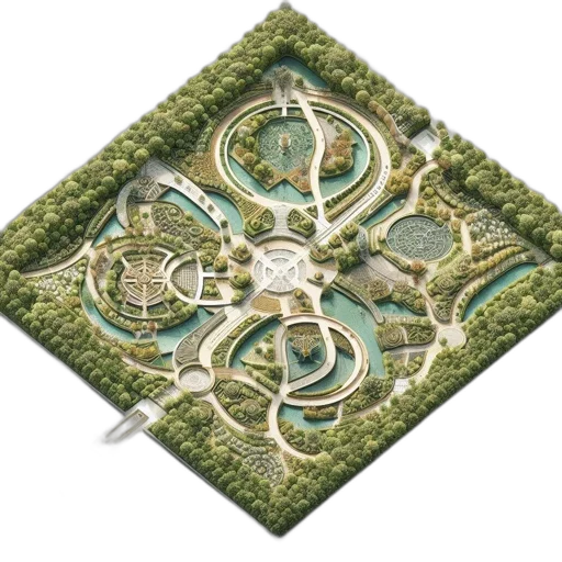 jewelry, crown, building, 3d render transparent PNG cut-out