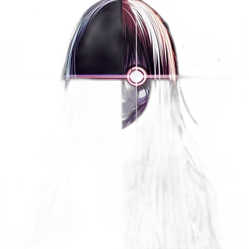 hair, mask, face, creature transparent PNG cut-out