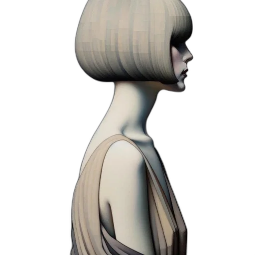 hair, dress, crown, face transparent PNG cut-out