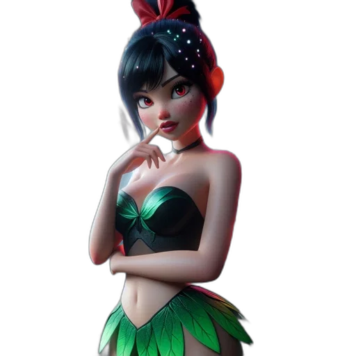 dress, concept art, fantasy art, 3d render transparent PNG cut-out