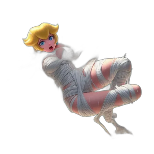 dress, creature, shoes, staff transparent PNG cut-out