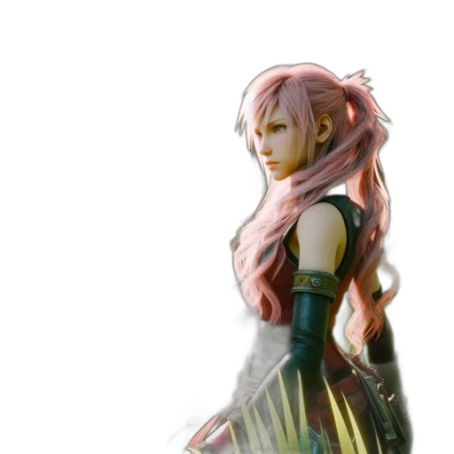 dress, dragon, hair, face transparent PNG cut-out