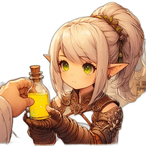 bottle, staff, weapon, dragon transparent PNG cut-out