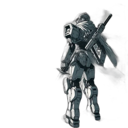 robot, weapon, sword, concept art transparent PNG cut-out
