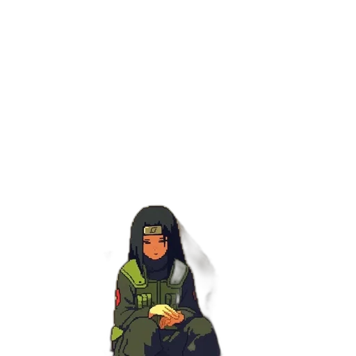 jacket, staff, weapon, mask transparent PNG cut-out