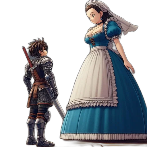 dress, sword, concept art, fantasy art transparent PNG cut-out