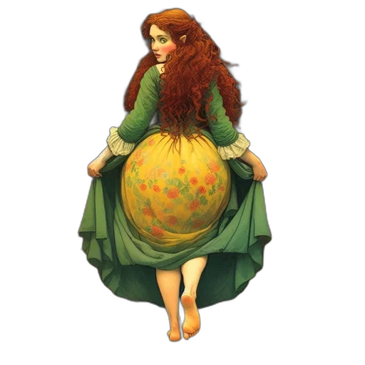 dress, crown, concept art, fantasy art transparent PNG cut-out