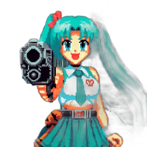 weapon, robot, staff, dress transparent PNG cut-out