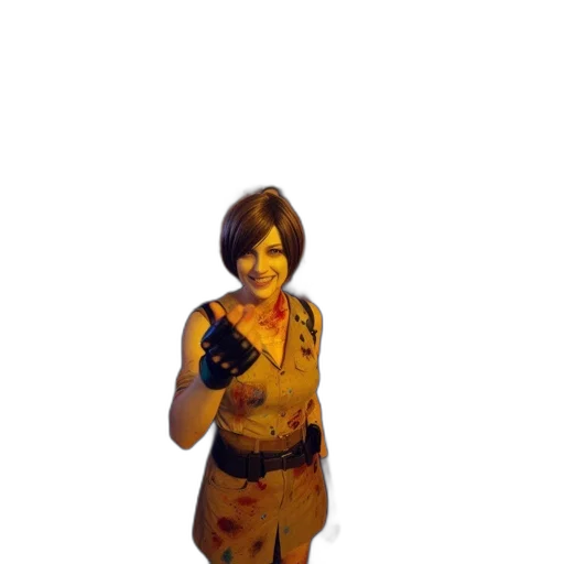 staff, dress, weapon, robot transparent PNG cut-out