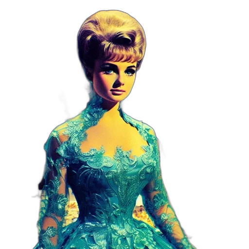 dress, crown, hair, mask transparent PNG cut-out