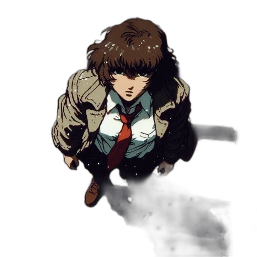 jacket, creature, weapon, face transparent PNG cut-out