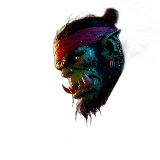 face, creature, mask, dragon transparent PNG cut-out