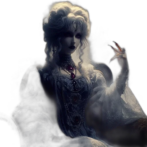 dress, mask, face, staff transparent PNG cut-out