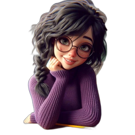 dress, staff, hair, face transparent PNG cut-out