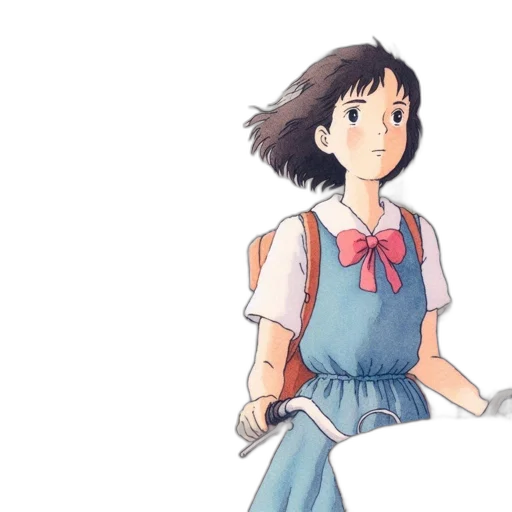 dress, anime, watercolor, concept art transparent PNG cut-out