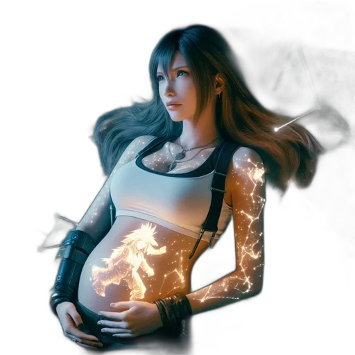 photorealistic, fantasy art, concept art, pixel art transparent PNG cut-out
