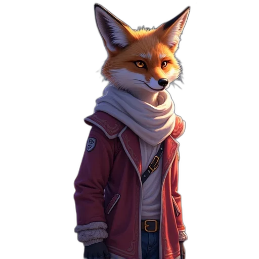 jacket, mask, animal, staff transparent PNG cut-out