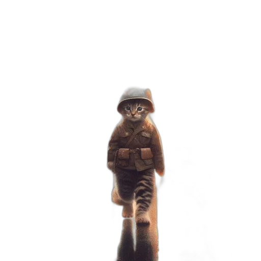 staff, robot, bottle, jacket transparent PNG cut-out