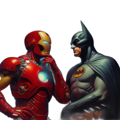 comic book art, concept art, fantasy art, photorealistic transparent PNG cut-out