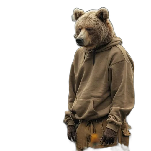 jacket, animal, staff, creature transparent PNG cut-out