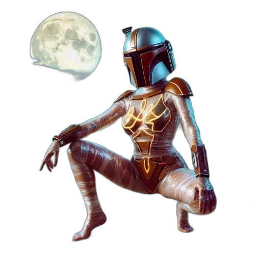 robot, mask, concept art, fantasy art transparent PNG cut-out