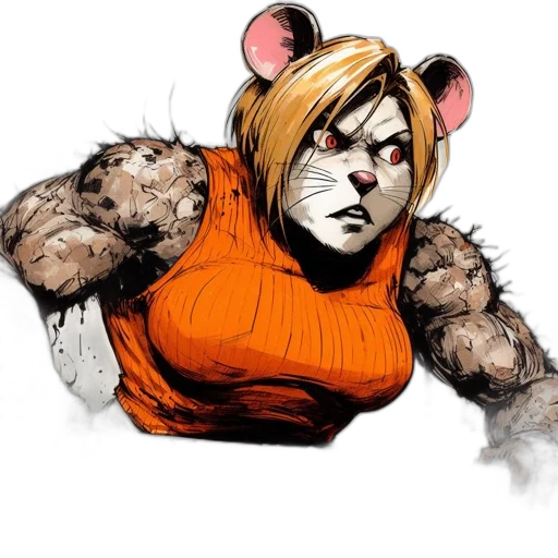 animal, jacket, concept art, comic book art transparent PNG cut-out