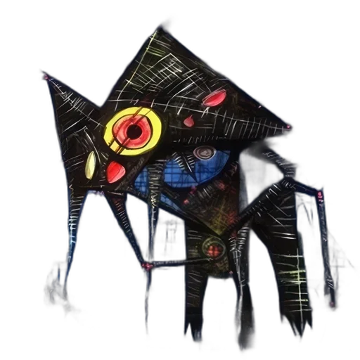 robot, creature, umbrella, mask transparent PNG cut-out