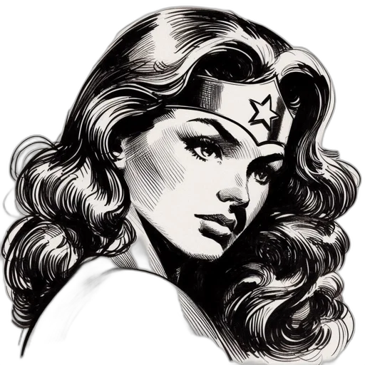 crown, comic book art, cartoon, pencil sketch transparent PNG cut-out