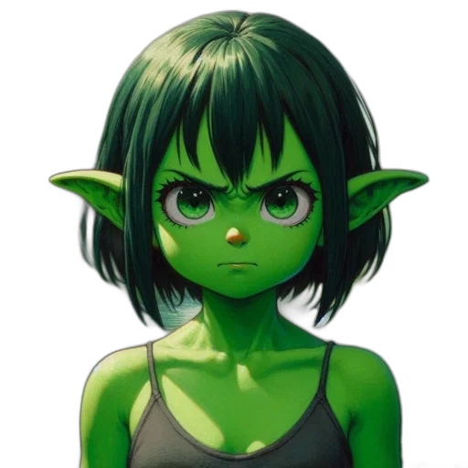 face, mask, creature, staff transparent PNG cut-out