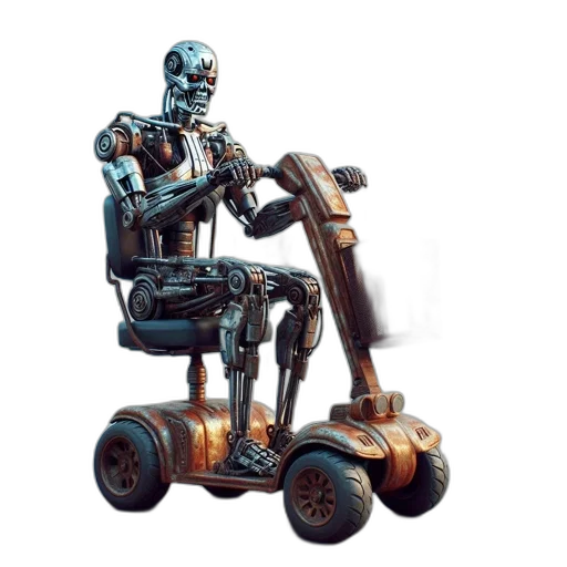 robot, car, furniture, staff transparent PNG cut-out