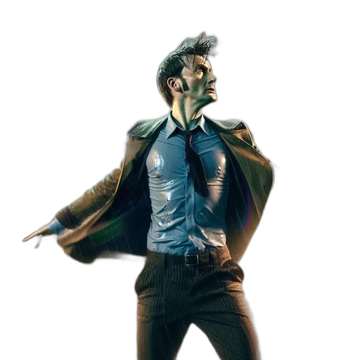 jacket, robot, concept art, 3d render transparent PNG cut-out