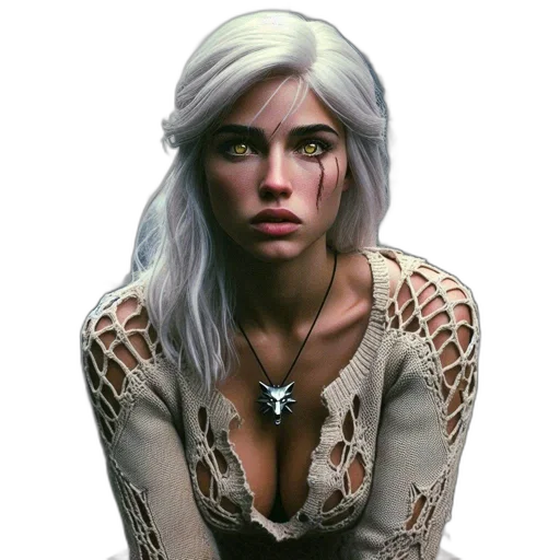 face, dress, jewelry, dragon transparent PNG cut-out