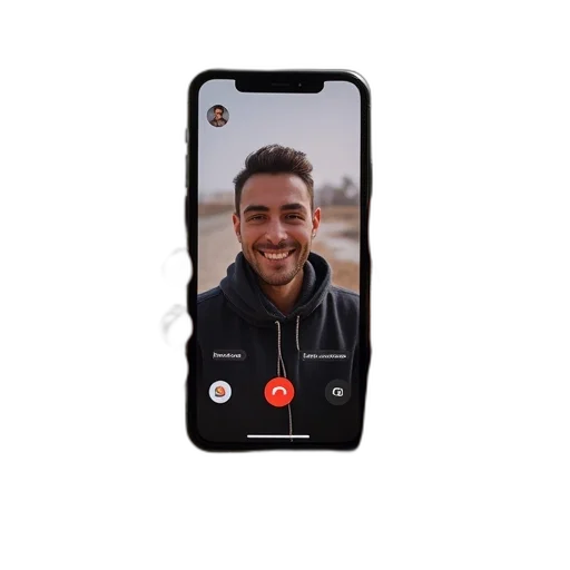 staff, face, iphone, facetime transparent PNG cut-out