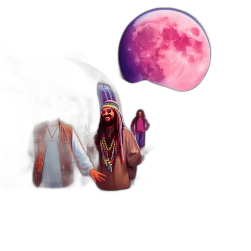 creature, concept art, vaporwave, fantasy art transparent PNG cut-out