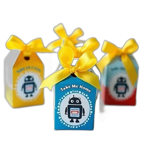 robot, 3d render, collection, party transparent PNG cut-out