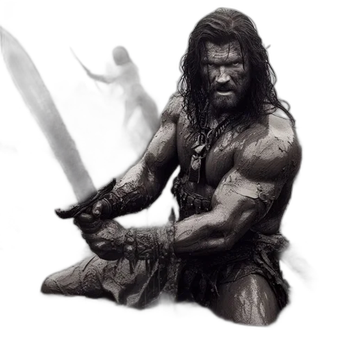 sword, weapon, creature, staff transparent PNG cut-out